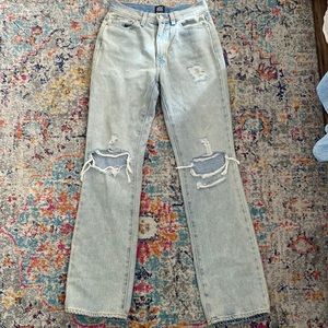 Size 26 light wash blue jeans
